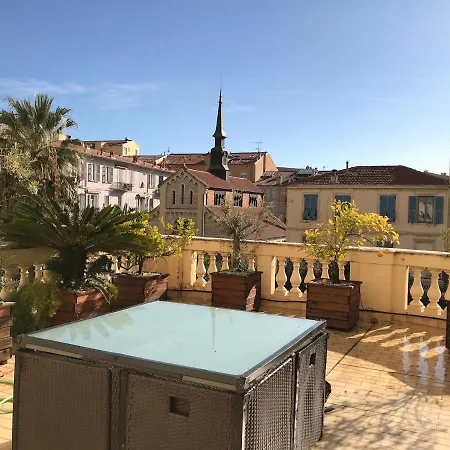 Terrasse Dans Palace Belle Epoque Apartmán Menton