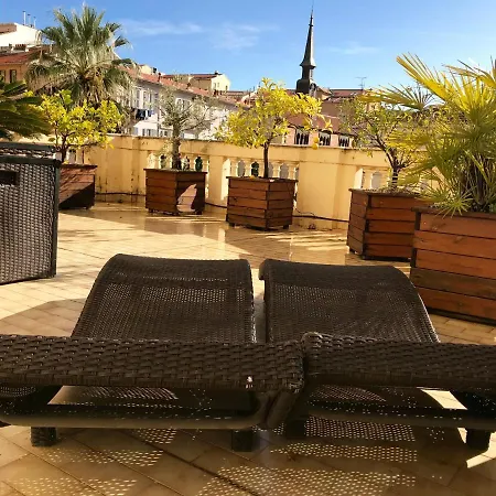 Terrasse Dans Palace Belle Epoque Lejlighed