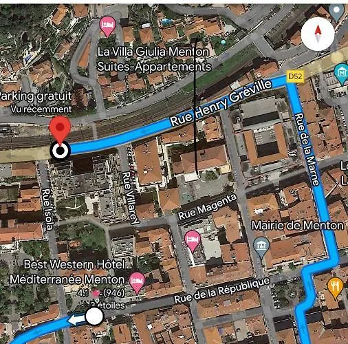 Terrasse Dans Palace Belle Epoque * Menton